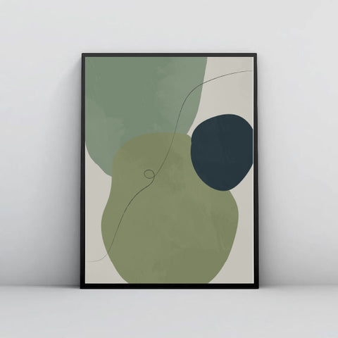 Green Abstract Shapes